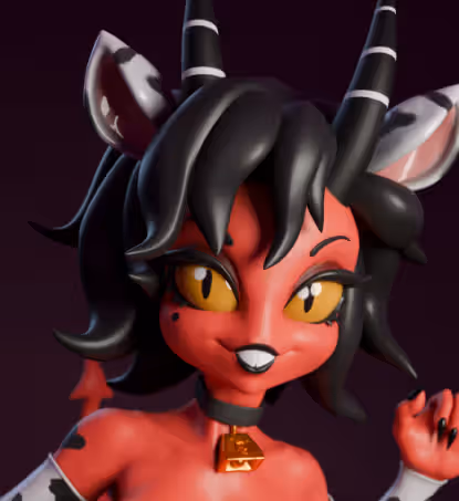 Millie Statue | Helluva Boss Fan Art by mowmaw NSFW,Futa 3d printed,Millie Statue,futa statue,Helluva Boss statue,furry statue,nsfw statue,futa figurines,futanari figurines,futanari statue