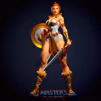 Estatua Teela | Masters of the Universe Fan art por Yan-H SFW,NSFW 3d printed,3d printed statue,nsfw statue,3d printed figure,Teela Statue,Masters of the Universe Statue