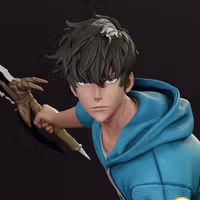 Sung Jin-Woo Statue | Solo leveling Fan Art by Bee Figures SFW 3d printed statue,Solo leveling,3d printed,Sung Jin woo Statue,Jinwoo Statue