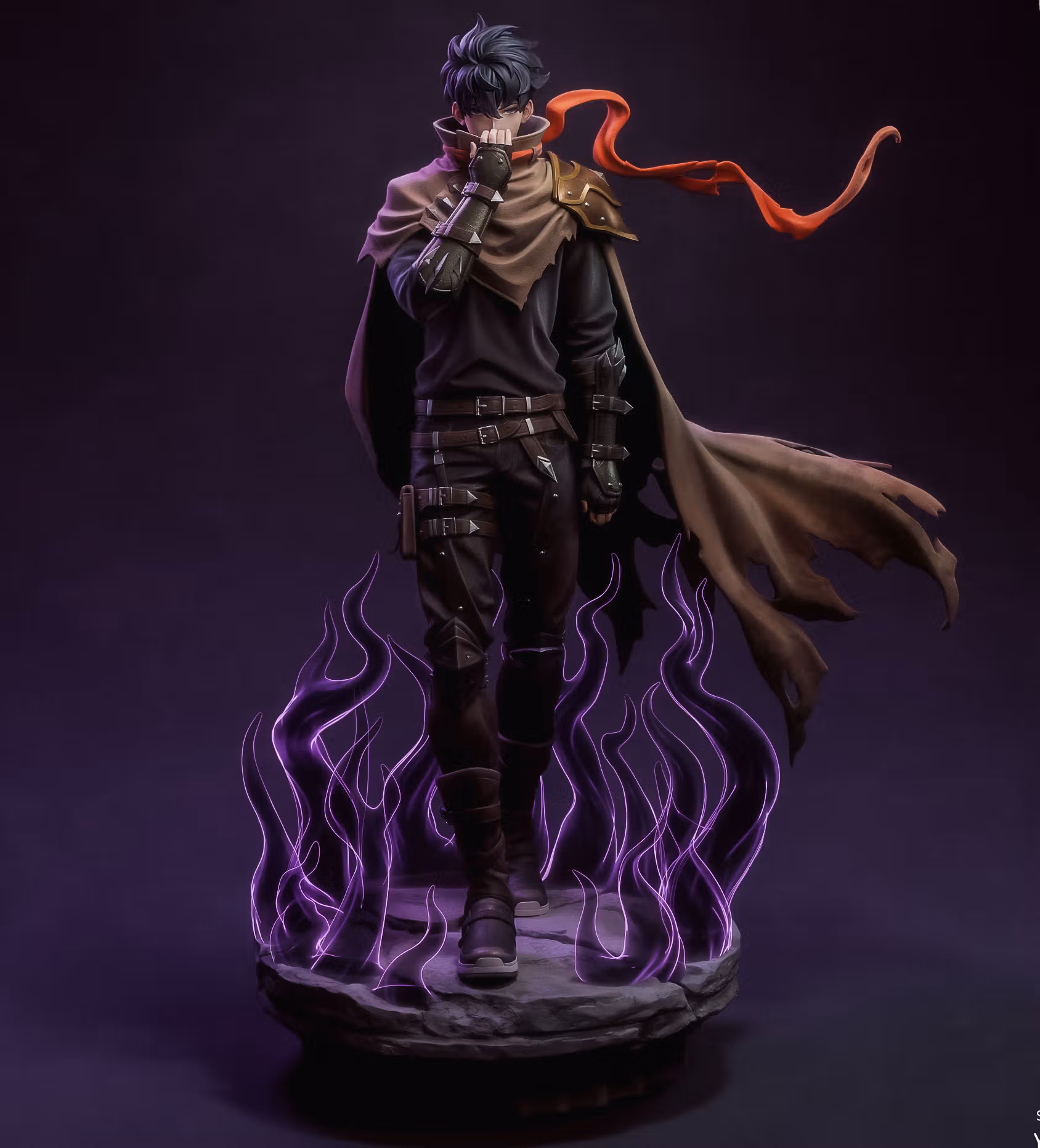 Sung Jin-Woo Statue | Solo Leveling Fan Art by Bulkamancer SFW 3d printed statue,3d printed,Sung Jin-Woo Statue,3d printed figure,Solo Leveling statue