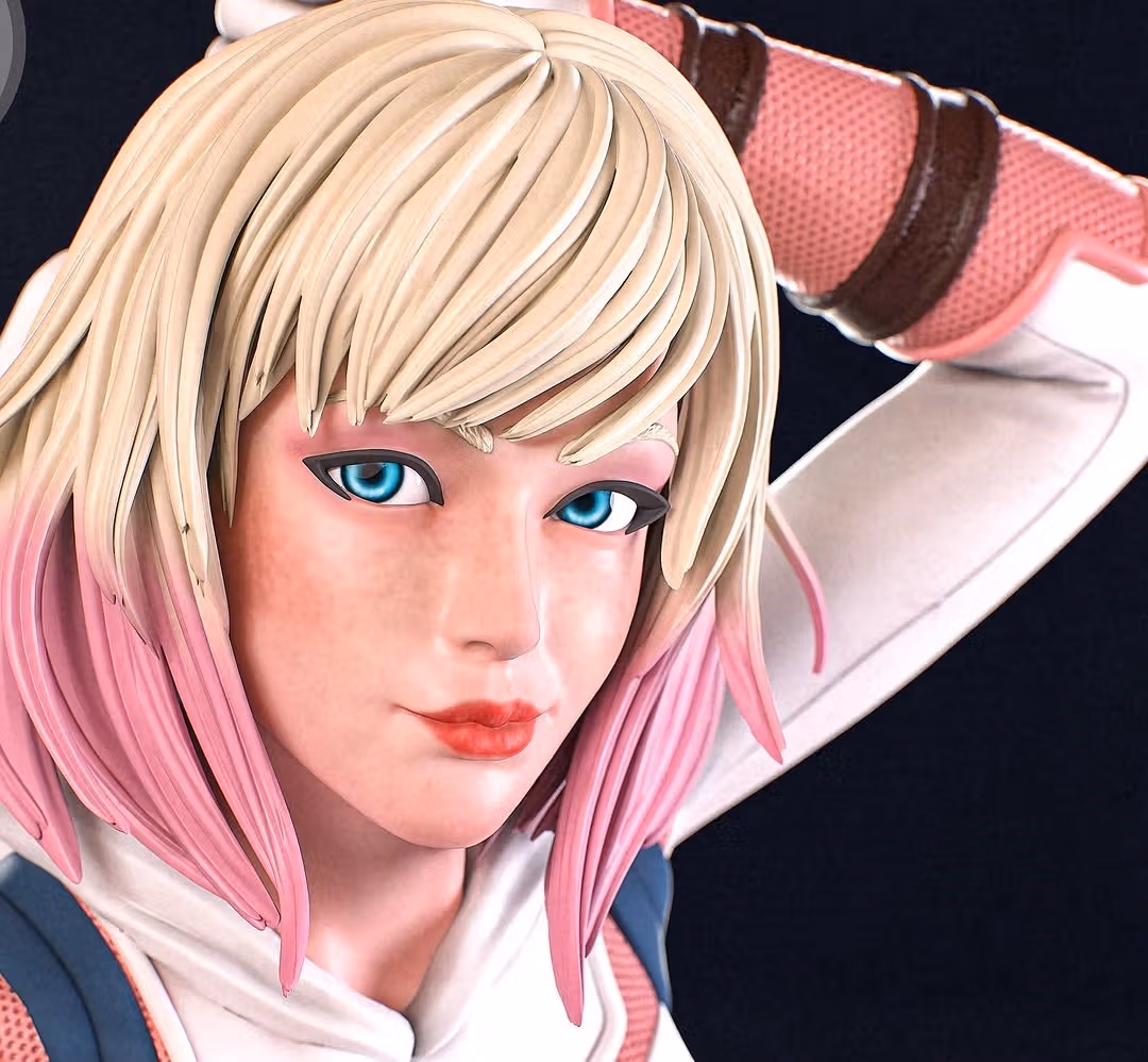 Gwenpool Statue | Marvel Fanart von PEACHFIGURE SFW,NSFW 3d printed statue,3d printed,nsfw statue,Gwenpool statue,Marvel statue,3d printed figure