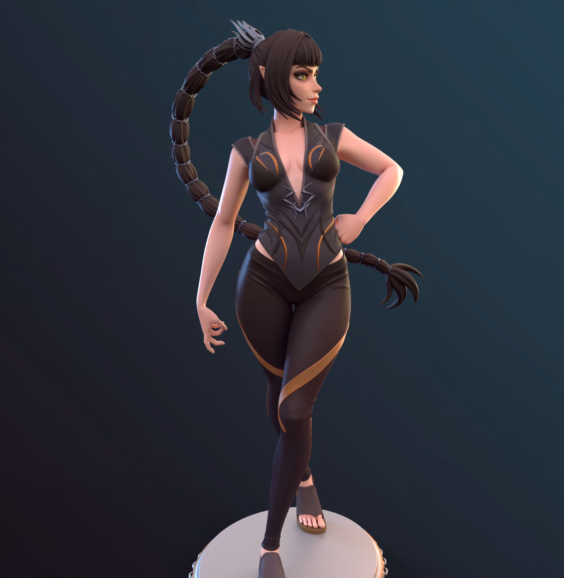 Statua Shadowheart | Baldur's Gate 3 Fan art di Dinamuuu3d SFW,NSFW 3d printed statue,3d printed,Baldur's Gate 3 Statue ,3d printed figure,nsfw statue,Shadowheart statue