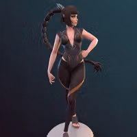 Statua Shadowheart | Baldur's Gate 3 Fan art di Dinamuuu3d SFW,NSFW 3d printed statue,3d printed,Baldur's Gate 3 Statue ,3d printed figure,nsfw statue,Shadowheart statue