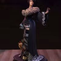Statue LULU | Final Fantasy Fan art par Momoji3d SFW,NSFW 3d printed statue,3d printed,nsfw statue,Final Fantasy statue,LULU statue