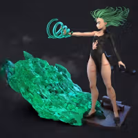 Tatsumaki Statue | One-Punch Man Fan Art by Azerama SFW,NSFW 3d printed,3d printed statue,nsfw statue,Tatsumaki statue,One-Punch Man statue