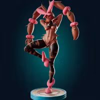 Statua Mega Lopunny | Pokémon Fan art di Officer Rhu SFW,NSFW,Futa 3d printed statue,3d printed,3d printed figure,Lopunny Statue,Pokemon Statue,futa statue,futa figurines,futanari figurines,futanari statue,furry statue