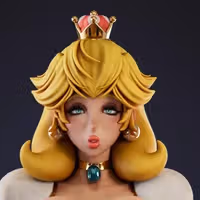 Princess Peach Ultra Thicc Statue | Super Mario Fan Art by Officer Rhu SFW,NSFW 3d printed statue,3d printed,nsfw statue,Princess Peach Statue,Super Mario Statue