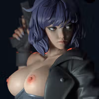 Motoko Kusanagi Statue | Ghost in the Shell Fan Art by E.S Monster SFW,NSFW 3d printed statue,3d printed,nsfw statue,3d printed figure,Motoko Kusanagi Statue,Ghost in the Shell Statue