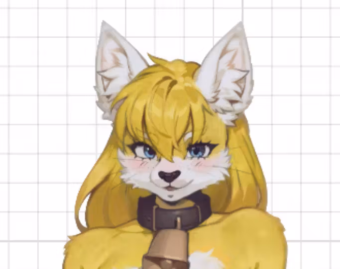 Fox furry girl Sticker | Original Vinyl Sticker SFW,NSFW furry sticker,fox sticker,nsfw sticker,sfw sticker,stickers