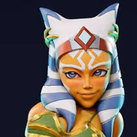 Statue Ahsoka | Star Wars Fan art par Jigglystix SFW,NSFW,Futa 3d printed statue,3d printed,nsfw statue,3d printed figure,futa statue,Ahsoka Statue,Star Wars Statue,futa figurines,futanari figurines,futanari statue