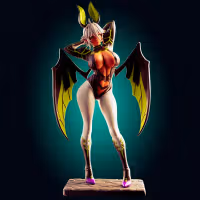 Zest Demon Statue | Shinmai Maou no Testament Fan Art by Officer Rhu SFW,NSFW,Futa 3d printed,Zest Demon statue,futa statue,Shinmai Maou no Testament statue,furry statue,nsfw statue,futa figurines,futanari figurines,futanari statue