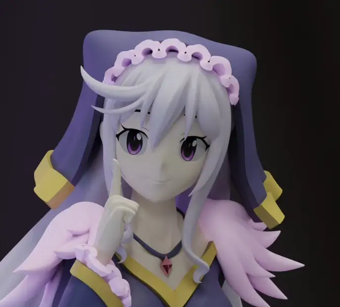 Lady Eris Statue | KonoSuba Fan Art by MoonFigures SFW 3d printed,3d printed statue,Eris Statue,konosuba statue,3d printed figure