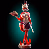 Christmas Lamb Thick Statue | Cults of the Lambs Fan Art by Officer Rhu SFW,NSFW,Futa 3d printed statue,3d printed,nsfw statue,Christmas Lamb Statue,Cults of the Lambs Statue,futa statue,futa figurines,futanari figurines,futanari statue,furry statue