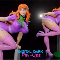 Daphne Blake Statue | Scooby-Doo Fan Art by Digital Dark SFW,NSFW,Futa 3d printed statue,3d printed,nsfw statue,futa statue,Daphne Blake Statue,Scooby-Doo Statue,futa figurines,futanari figurines,futanari statue