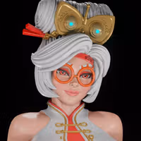 Purah Statue | The Legend of Zelda Fan Art by Digital Dark SFW,NSFW,Futa 3d printed statue,3d printed,nsfw statue,futa statue,3d printed figure,Purah Statue,The Legend of Zelda Statue,futa figurines,futanari figurines,futanari statue