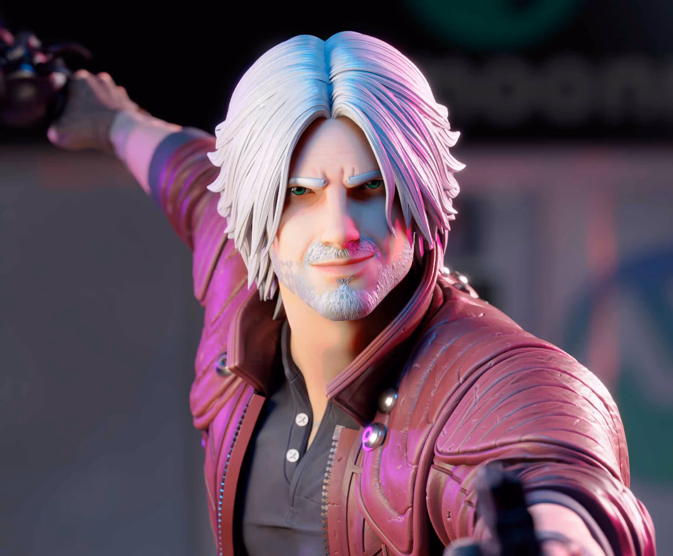 Dante Statue | Devil May Cry Fan Art by 3Dmoonn SFW 3d printed,3d printed statue,Dante Statue,Devil May Cry statue,3d printed figure