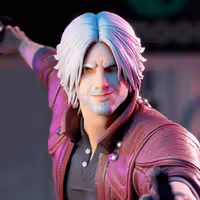 Dante Statue | Devil May Cry Fan Art by 3Dmoonn SFW 3d printed,3d printed statue,Dante Statue,Devil May Cry statue,3d printed figure