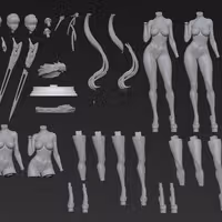 Figura EVE | Stellar Blade Fanart autorstwa Abe3D SFW,NSFW 3d printed statue,3d printed,nsfw statue,eve statue,Stellar Blade