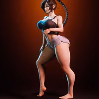 Ty Lee Statue | Avatar Last Airbender Fan Art by PEACHFIGURE SFW,NSFW 3d printed statue,3d printed,nsfw statue,3d printed figure,Ty Lee statue,Avatar Last Airbender statue