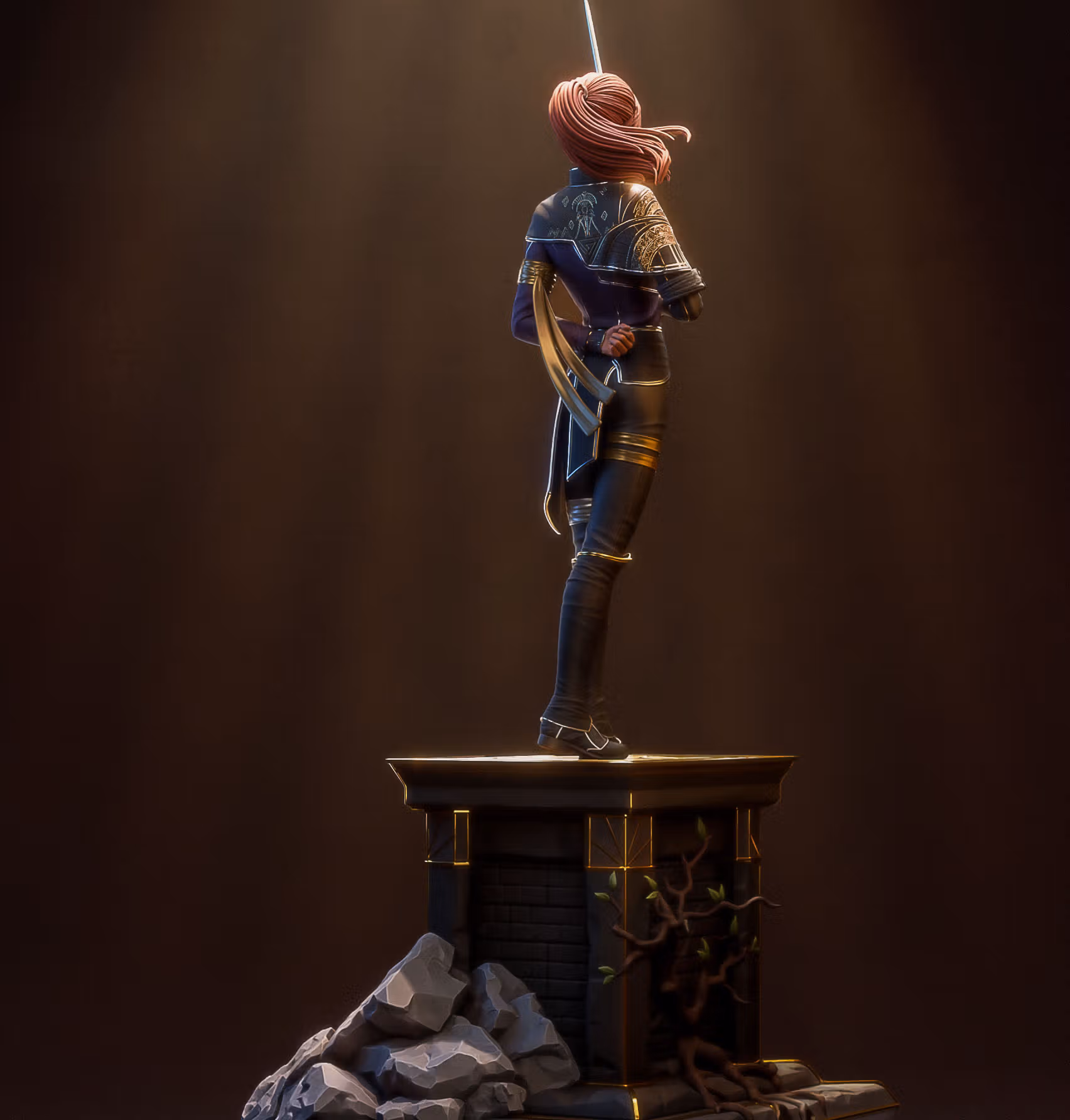 Maelle Statue | Clair Obscur: Expedition 33 Fan Art by Bulkamancer SFW 3d printed statue,3d printed,Maelle Statue,3d printed figure,Clair Obscur: Expedition 33 statue