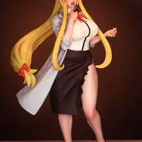Figura Shizuka Marikawa | Highschool of the Dead Fanart autorstwa PEACHFIGURE SFW,NSFW 3d printed,3d printed statue,Highschool of the Dead statue,Shizuka Marikawa statue,nsfw statue