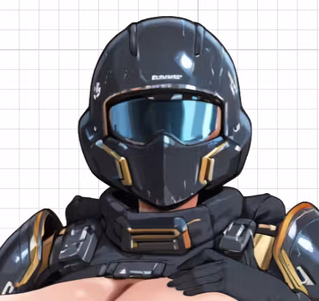 Soldier Bikini Sticker | Helldivers Vinyl Sticker NSFW nsfw sticker,stickers,Soldier Bikini sticker,helldivers sticker