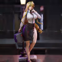 Shizuka Marikawa Statue | Highschool of the Dead Fan Art by 3Dmoonn SFW,NSFW 3d printed,3d printed statue,Shizuka Marikawa Statue,Highschool of the Dead statue,nsfw statue