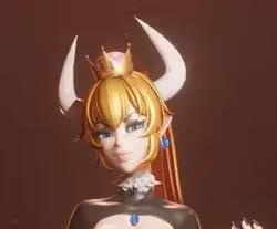 Bowsette Statue | Super Mario Fan Art by Rushzilla SFW 3d printed statue,3d printed,3d printed figure,Bowsette Statue,Super Mario Statue