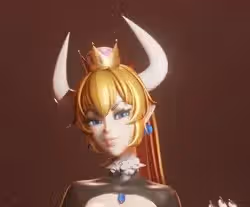 Bowsette Statue | Super Mario Fan Art by Rushzilla SFW 3d printed statue,3d printed,3d printed figure,Bowsette Statue,Super Mario Statue