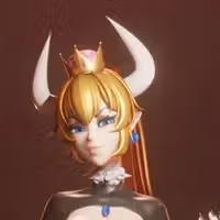 Bowsette Statue | Super Mario Fan Art by Rushzilla SFW 3d printed statue,3d printed,3d printed figure,Bowsette Statue,Super Mario Statue