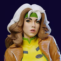 Rogue Statue | X-Men Fan Art by E.S Monster SFW,NSFW 3d printed,3d printed statue,nsfw statue,Rogue statue,X-Men statue