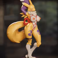 Statua Renamon Furry | Digimon Fan art di Onagaba SFW,NSFW,Futa 3d printed statue,3d printed,3d printed figure,Renamon Statue,Digimon Statue,futa statue,futa figurines,futanari figurines,futanari statue,nsfw statue,furry statue
