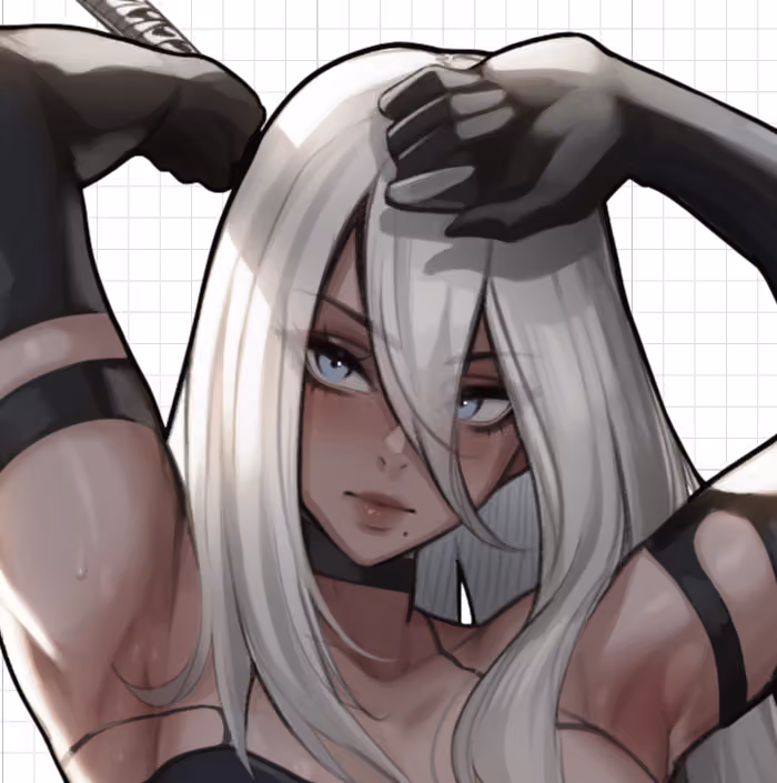A2 NieR Sticker | NieR: Automata Vinyl Sticker SFW,NSFW A2 sticker,nsfw sticker,NieR: Automata stickers