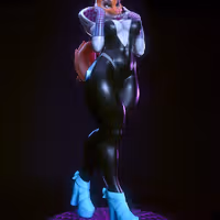 Spider Gwen Furry Statue | Marvel Fan Art by Gatsu SFW,NSFW 3d printed statue,3d printed,nsfw statue,Spider Gwen Statue,Marvel Statue,furry statue