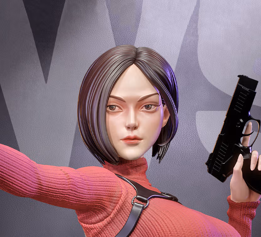 Ada Wong Statue | Resident Evil Fan Art by CW Studios SFW,NSFW 3d printed statue,Resident Evil statue,3d printed,Ada Wong Statue,3d printed figure,nsfw statue