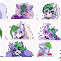 Roxanne wolf Nsfw Mega Pack Sticker | Five Nights at Freddy's Vinyl Sticker NSFW furry sticker,roxanne sticker,nsfw sticker,Nights at Freddy's ,Roxanne wolf sticker