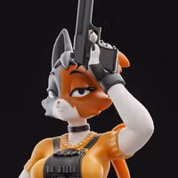 Statue Meowdy Pardner Furry | Fortnite Fan art par Anyonensfw SFW,NSFW 3d printed statue,3d printed,nsfw statue,3d printed figure,Meowdy Pardner Statue,furry statue,Fortnite statue