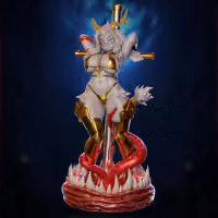 Sybil Furry Statue | Pseudoregalia Fanart von Onagaba SFW,NSFW,Futa 3d printed statue,3d printed,3d printed figure,Sybil Statue,Pseudoregalia Statue,futa statue,futa figurines,futanari figurines,futanari statue,nsfw statue,furry statue