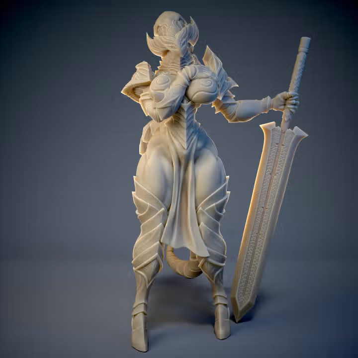 Red Knight Remastered v1 Miniature | Original Fan Art by MADSMINIS SFW,NSFW,Futa 3d printed miniature,miniature,3d printed,nsfw miniature,Red Knight