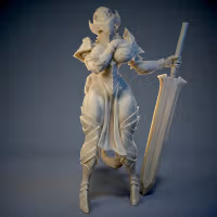 Red Knight Remastered v1 Miniature | Original Fan Art by MADSMINIS  SFW,NSFW,Futa 3d printed miniature,miniature,3d printed,nsfw miniature,Red Knight 