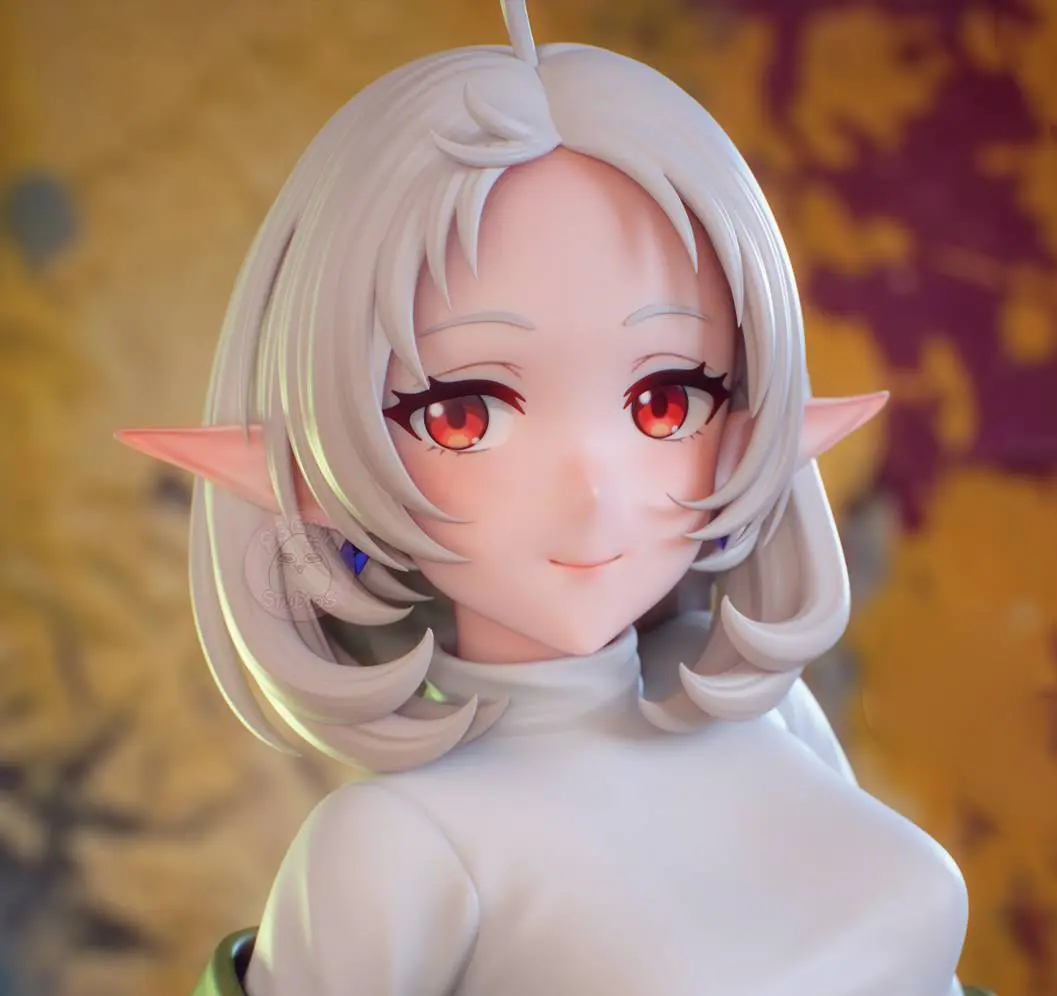Sylphiette Statue | Mushoku Tensei Fan Art by EggmaStudios SFW,NSFW 3d printed statue,3d printed,3d printed figure,Sylphiette Statue,Mushoku Tensei Statue,nsfw statue