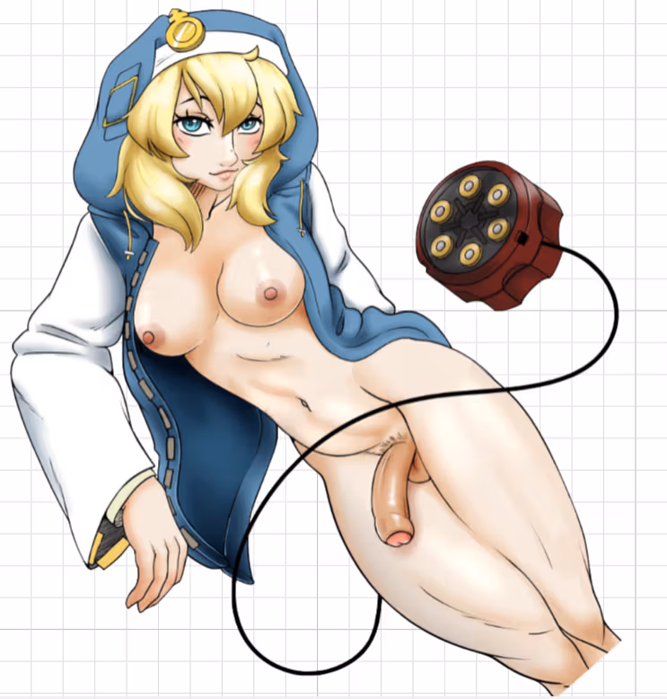 Autocollant Bridget Lounging | Guilty Gear Autocollant en vinyle NSFW,Futa stickers,Guilty Gear sticker,Bridget sticker,nsfw sticker,futanari sticker,futa sticker