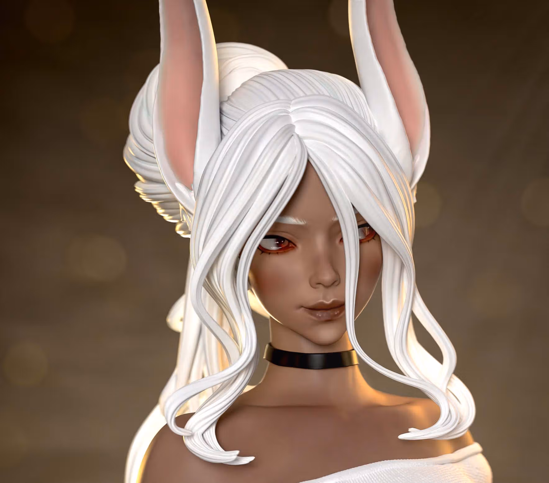 Mirko Statue | My Hero Academia Fan Art by Nympha3D SFW,NSFW 3d printed statue,Mirko statue,3d printed figure,3d printed,My Hero Academia statue,nsfw statue