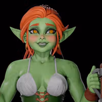 Goblin Girl Barmaid Statue | Original Fan Art by Digital Dark SFW,NSFW,Futa futa statue,3d printed,nsfw statue,Goblin Girl Barmaid Statue,3d printed figure,3d printed,futa figurines,futanari figurines,futanari statue