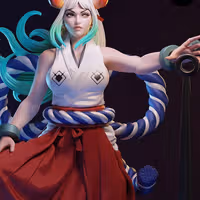 Figura Yamato | One Piece Fanart autorstwa E.S Monster SFW,NSFW 3d printed statue,3d printed,nsfw statue,3d printed figure,Yamato Statue,One Piece Statue