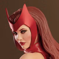 Statue Scarlet Witch | Marvel Fan art par Abe3D SFW,NSFW 3d printed statue,Scarlet Witch Statue,Marvel statue,3d printed figure,3d printed,nsfw statue
