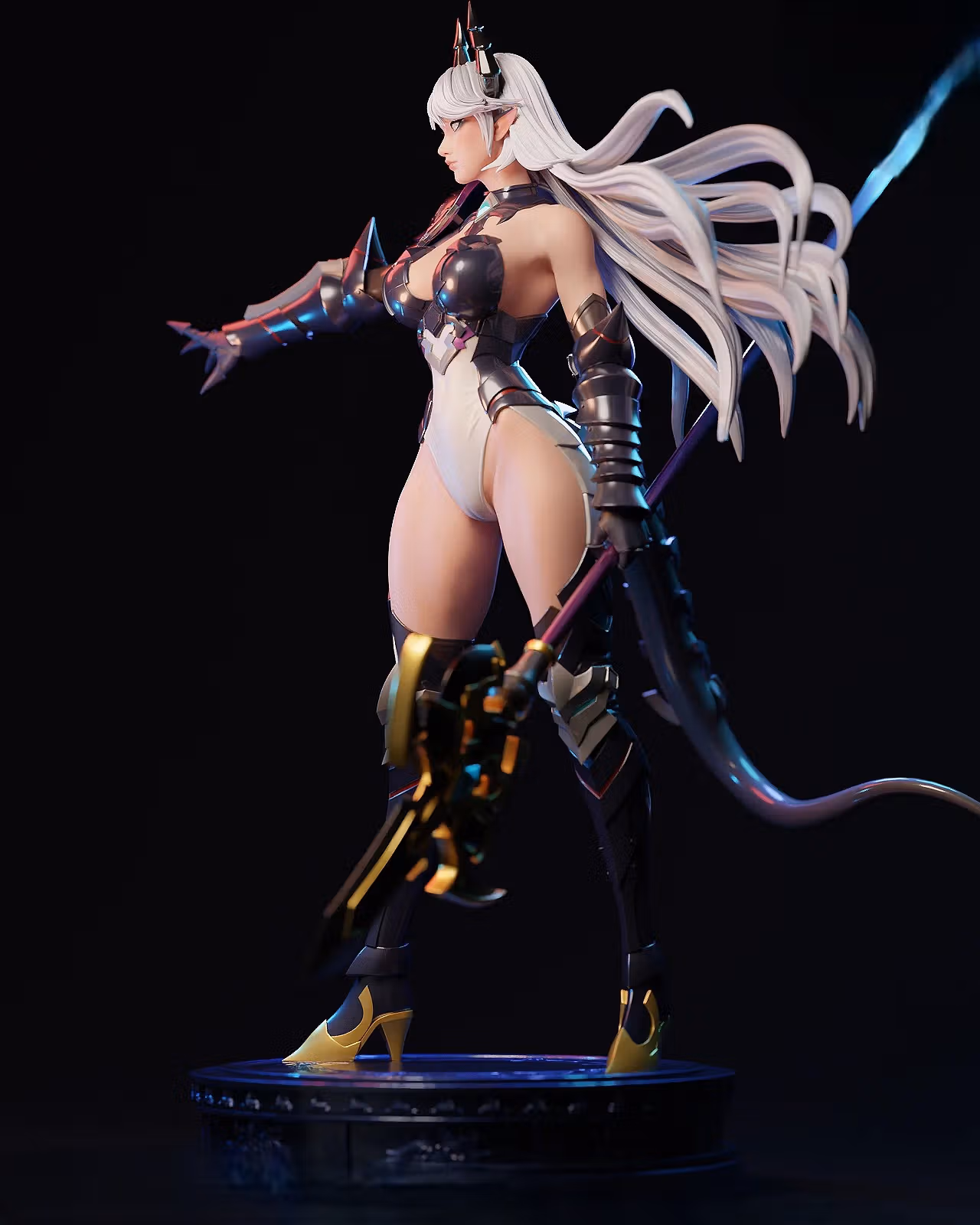 Luna Statue | Epic Seven Fan Art by E.S Monster SFW,NSFW 3d printed,3d printed statue,Luna Statue ,nsfw statue,Epic Seven statue 