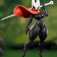 Hornet Statue | Hollow Knight Fan Art by Heraldo Sculpt SFW 3d printed statue,3d printed,Hornet Statue,Hollow Knight Statue