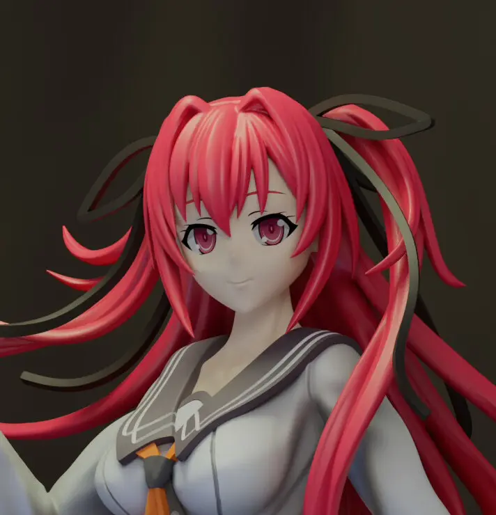 Statue Mio Naruse | The Testament of Sister New Devil Fan art par MoonFigures SFW 3d printed,3d printed statue,Mio Naruse Statue,The Testament of Sister New Devil statue,3d printed figure