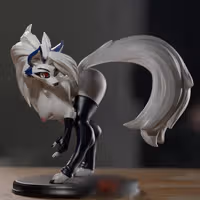 Statue Loona | Helluva Boss Fan art par Gibly SFW,NSFW,Futa 3d printed statue,3d printed,Helluva Boss Statue,nsfw statue,3d printed figure,Loona Statue,futa figurines,futanari figurines,futanari statue,futa statue,furry statue
